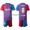 Maillot de Supporter FC Barcelone Miralem Pjanic 8 Domicile 2021-22 Pour Enfant